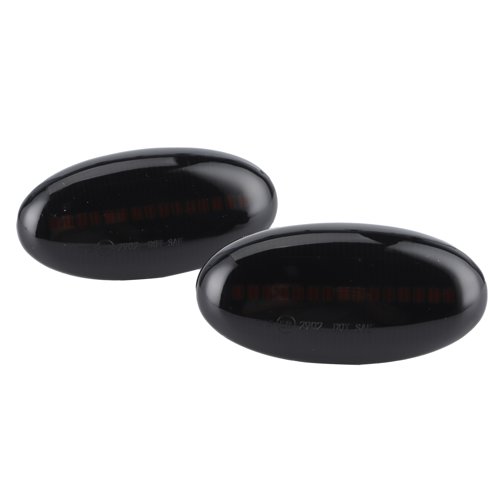2 Stück Getönte Led-seitenmarkierungsleuchten Mit Blinkern Für Mazda 3, 5, 6, Bt-50 Mpv – Gelbe Seitenmarkierungsleuchten