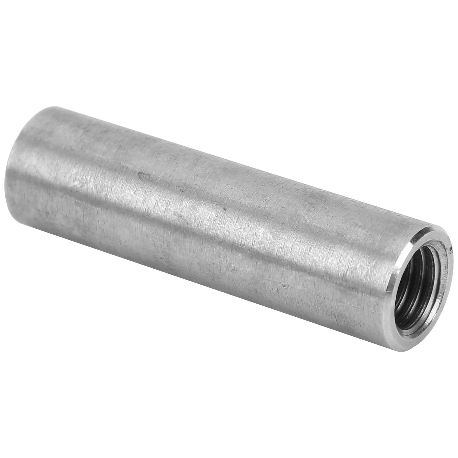 M10 2 Zoll Gewindehülse, Edelstahl-rundstangenverschraubung, 15 Mm Außendurchmesser, Außengewindeanschluss, Robuste Befestigung Für Montage Und Heimwerkerarbeiten.
