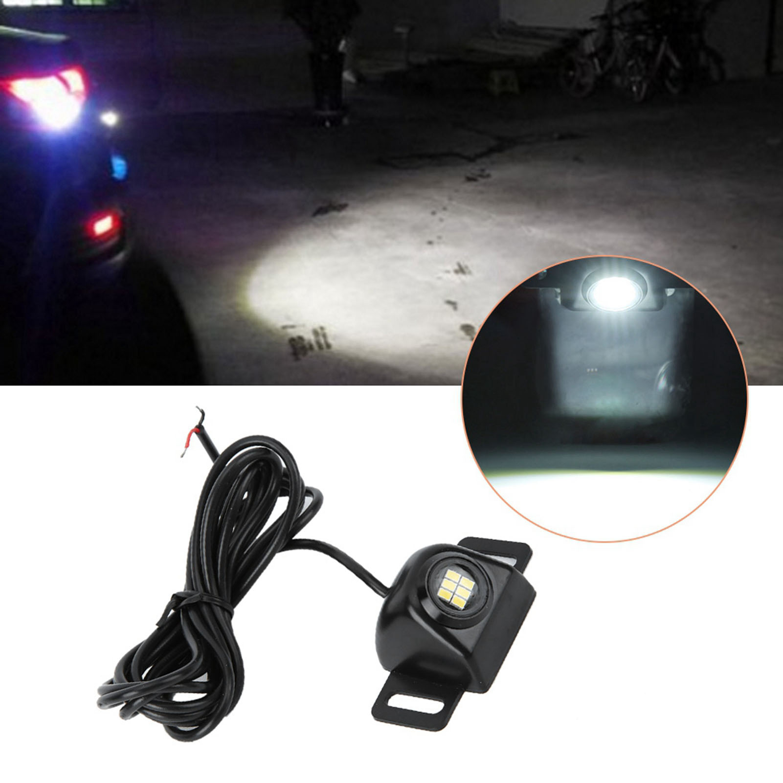 Wasserdichte Led-rückfahrleuchte Für Autos, Wechselstrom 10–30 V