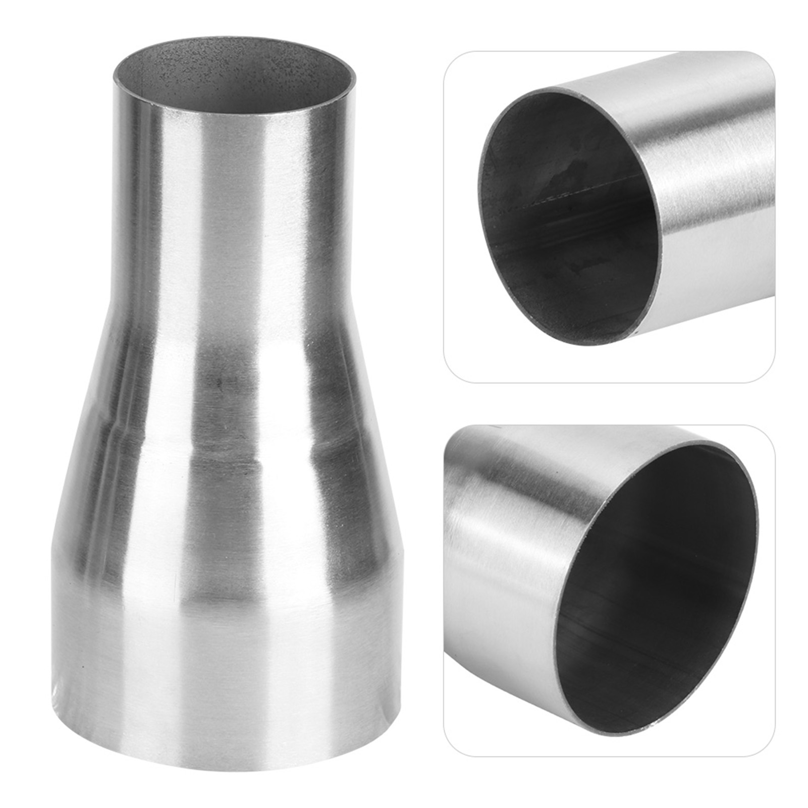 Universeller Edelstahl-auspuffrohrverbinder, Reduzierstück, Modifiziertes Teil 51 Mm / 76 Mm