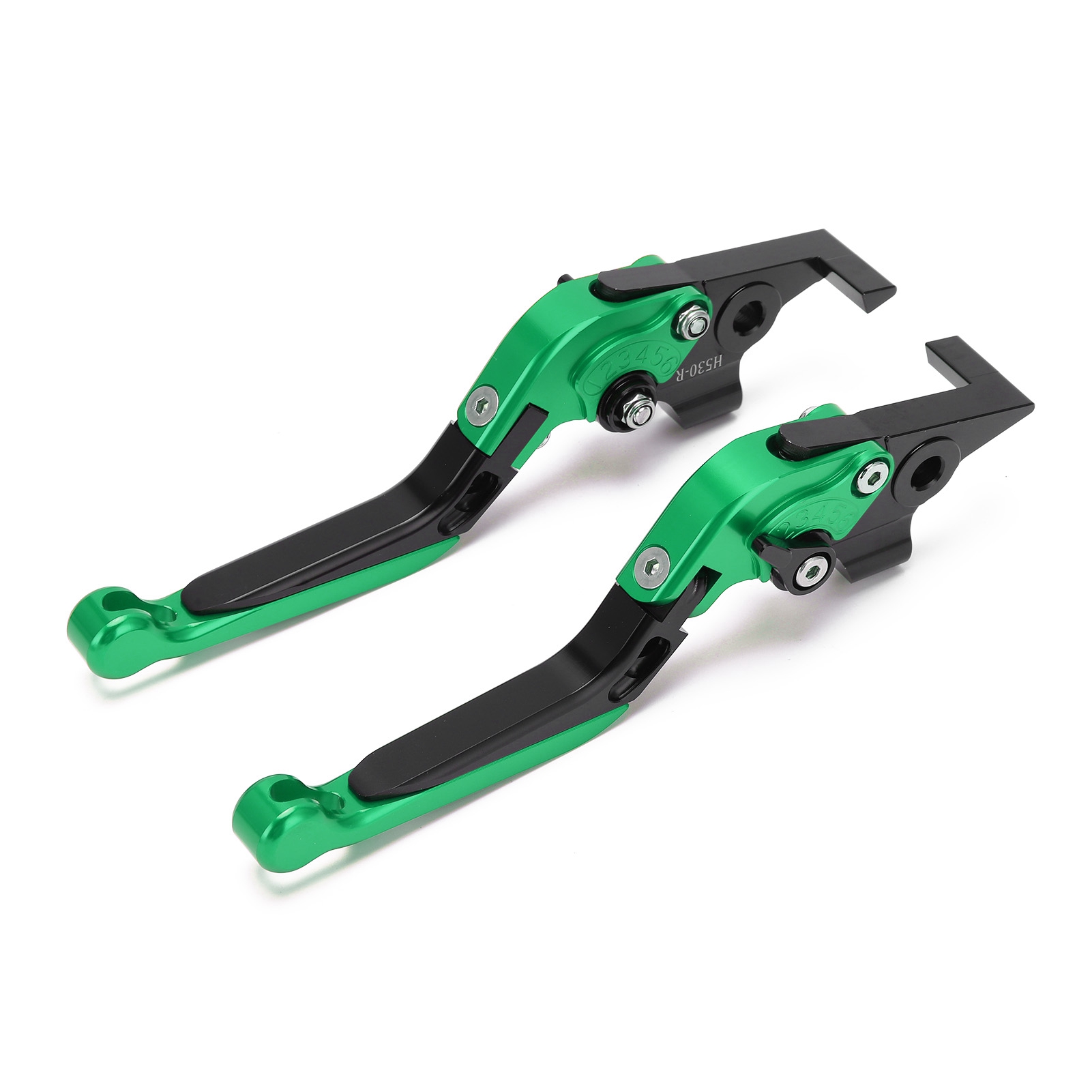 Verstellbarer Brems- Und Kupplungshebel Aus Cnc-gefräster Aluminiumlegierung Für Yamaha Tmax 530 (2012–2019), Grün