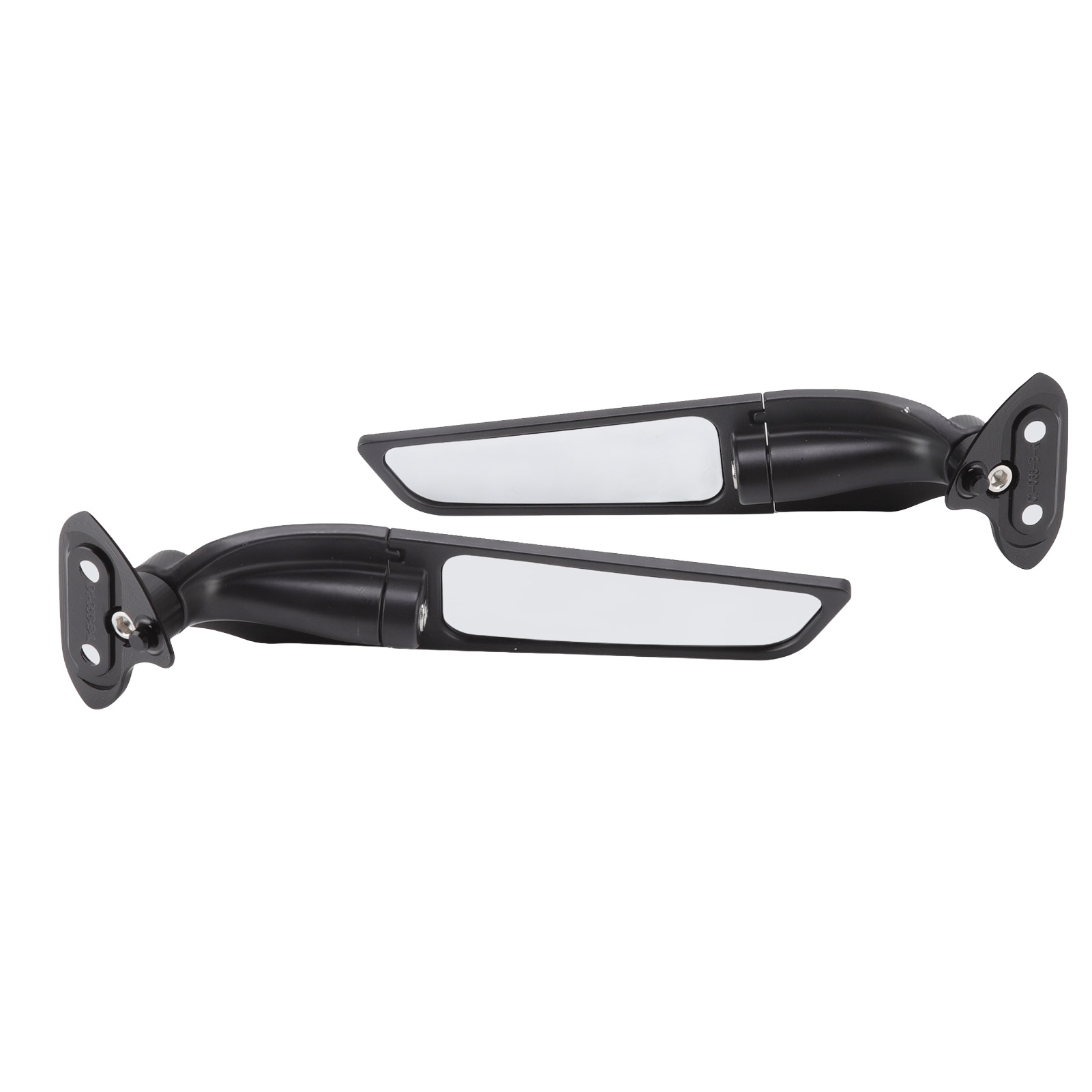 Zweiteilige Motorradspiegel Aus Aluminium, Ersatz-seitenspiegel Für Yzf-r1 2015–2019, Cnc-gefräster Rückspiegel
