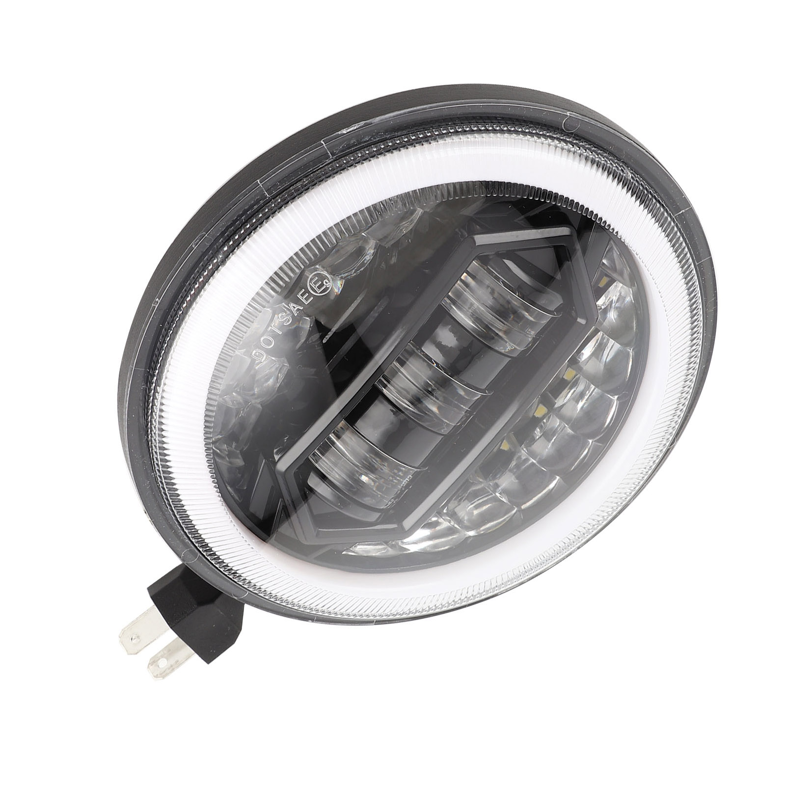 5,75-zoll-led-motorradscheinwerfer, 20.000 Lumen, Extrem Leistungsstark, Wasserdicht (ip67), Inklusive H4-h13-adapterset