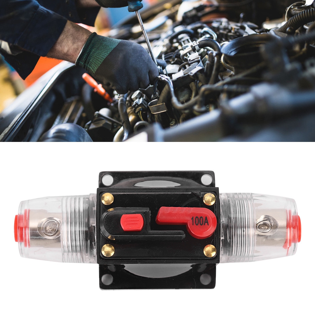 12-24v Auto-audio-stereo-verstärker-reset-sicherungshalter 100a