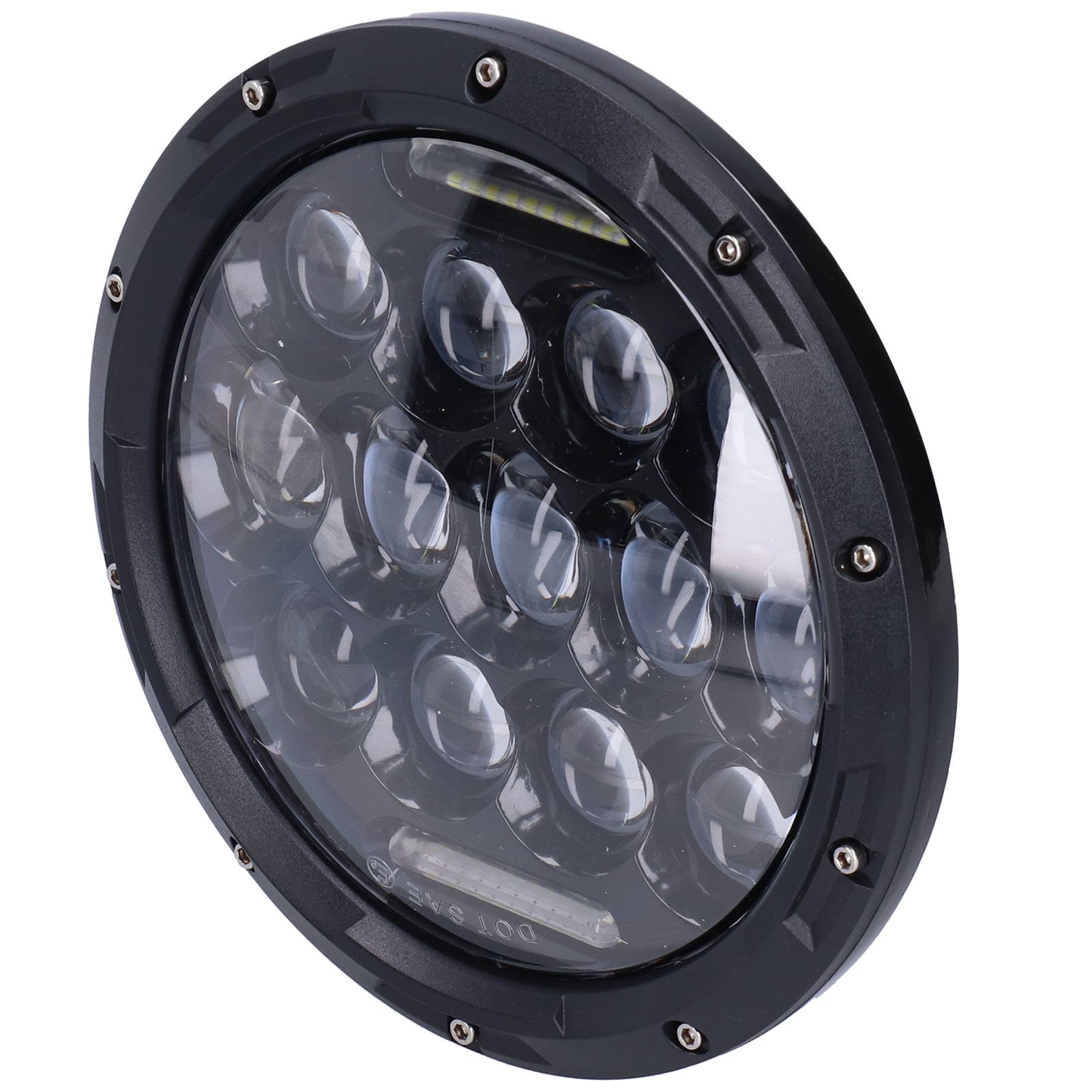 7-zoll-led-motorradscheinwerfer 12v 6000k 3000lm Wasserdicht Universal Für Jeep Wrangler