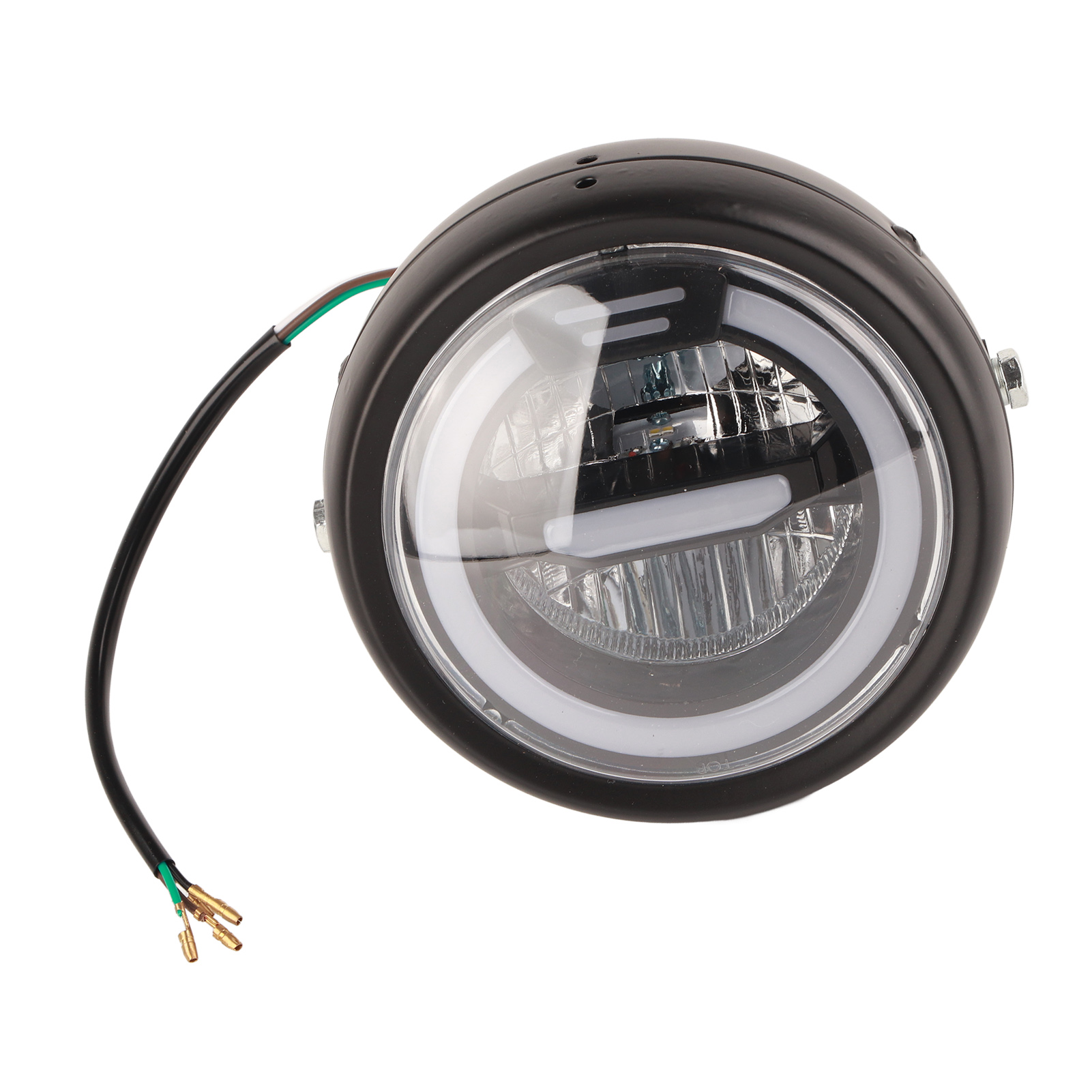 6,5 Zoll Universal-motorrad-led-frontscheinwerfer, Rund, Weißes Licht