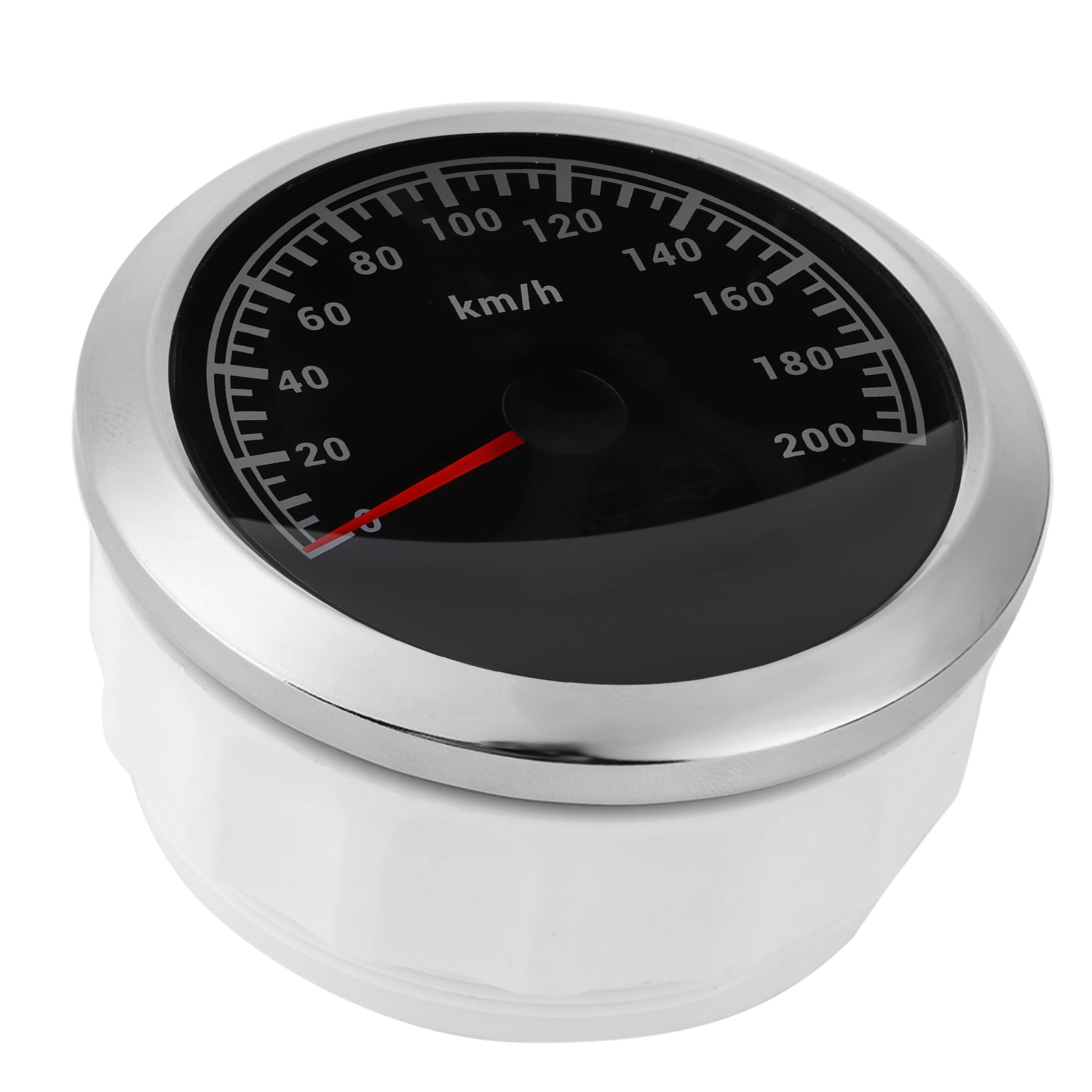 85-mm-multifunktions-gps-tachometer Bis 200 Km/h Mit Lenkwinkelanzeige Und Kilometerzähler Für Motorrad, Boot Und Auto