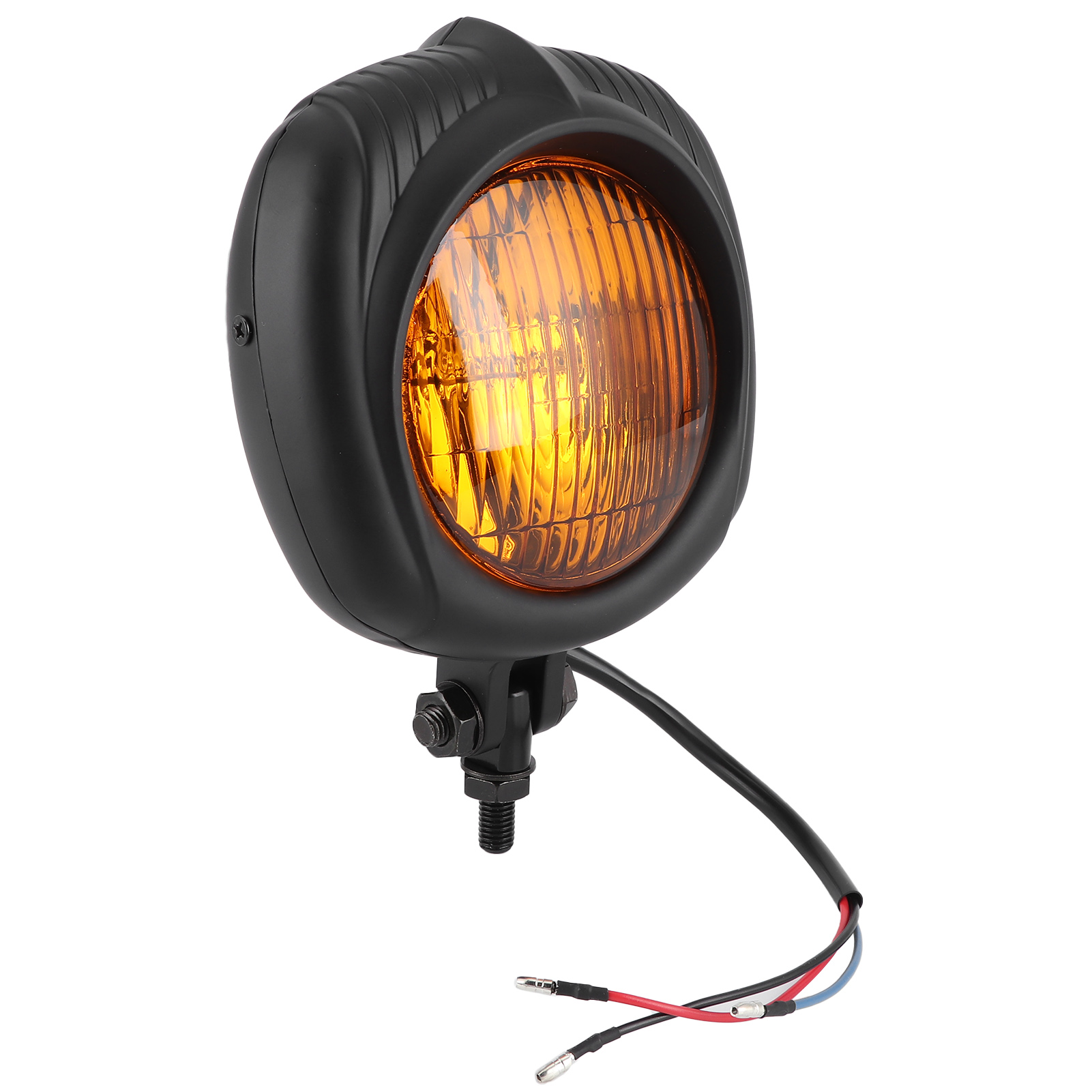 Universeller 12v 4-zoll-motorradscheinwerfer, Klare Gelbe Optik, Kompatibel Mit Yamaha, Wasserdichtes Frontlicht, Starke Ausleuchtung, Direkter Ersatz