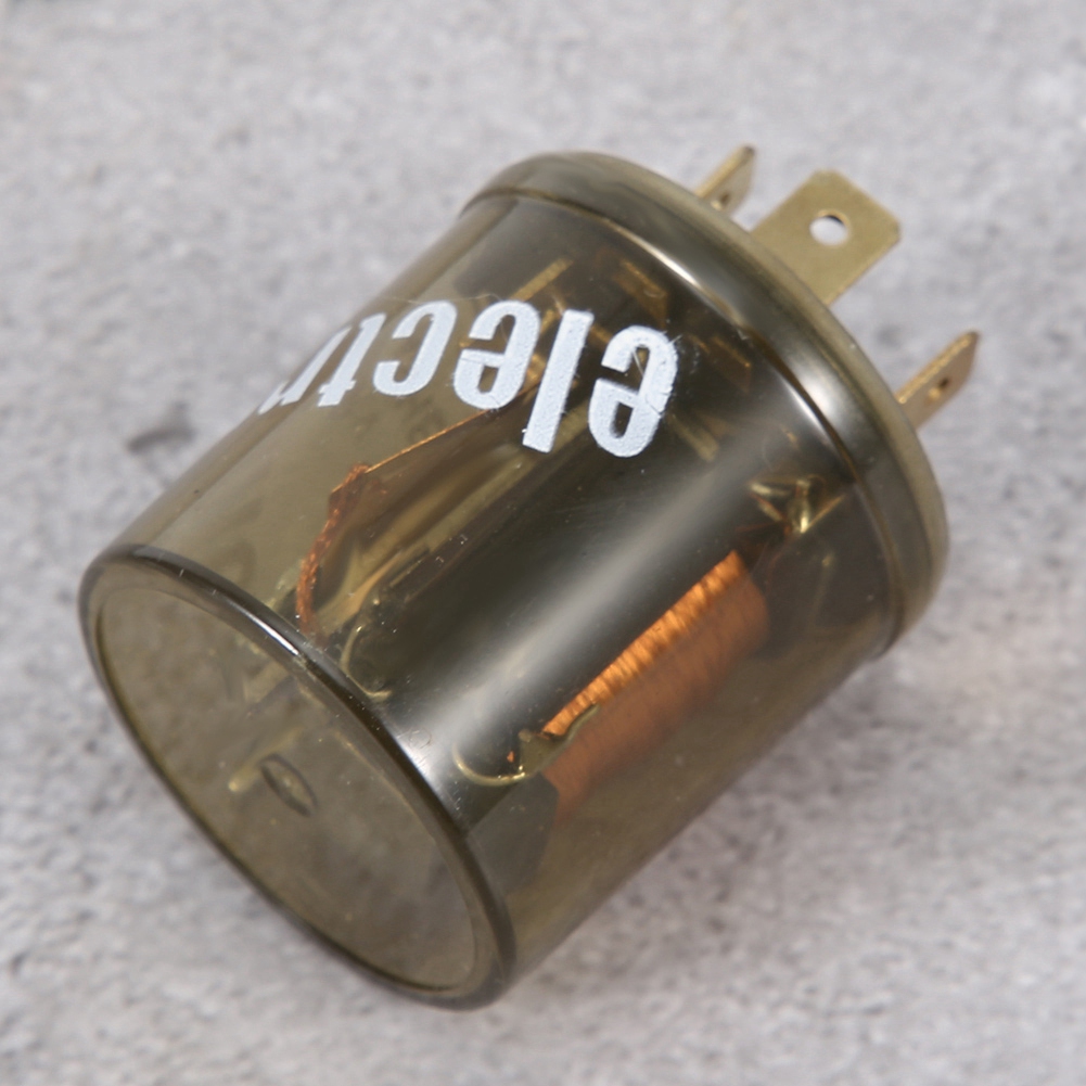 12v 20a 3-poliges Led-blinkerrelais, Runde Ausführung, Kompatibel Mit Honda-blinkern