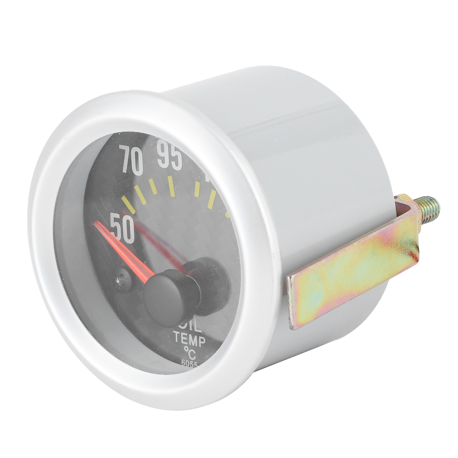 12-v-2-in-1-öltemperaturanzeige, 50–150 °c, Zifferblatt Aus Kohlefaser, Weiße Hintergrundbeleuchtung, Mit Sensor