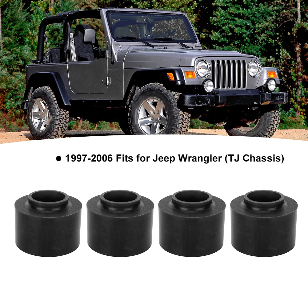 2,5-zoll-höherlegungssatz Für Vorder- Und Hinterachse Für Jeep Wrangler Tj 1997–2006, Fahrwerksdistanzstücke