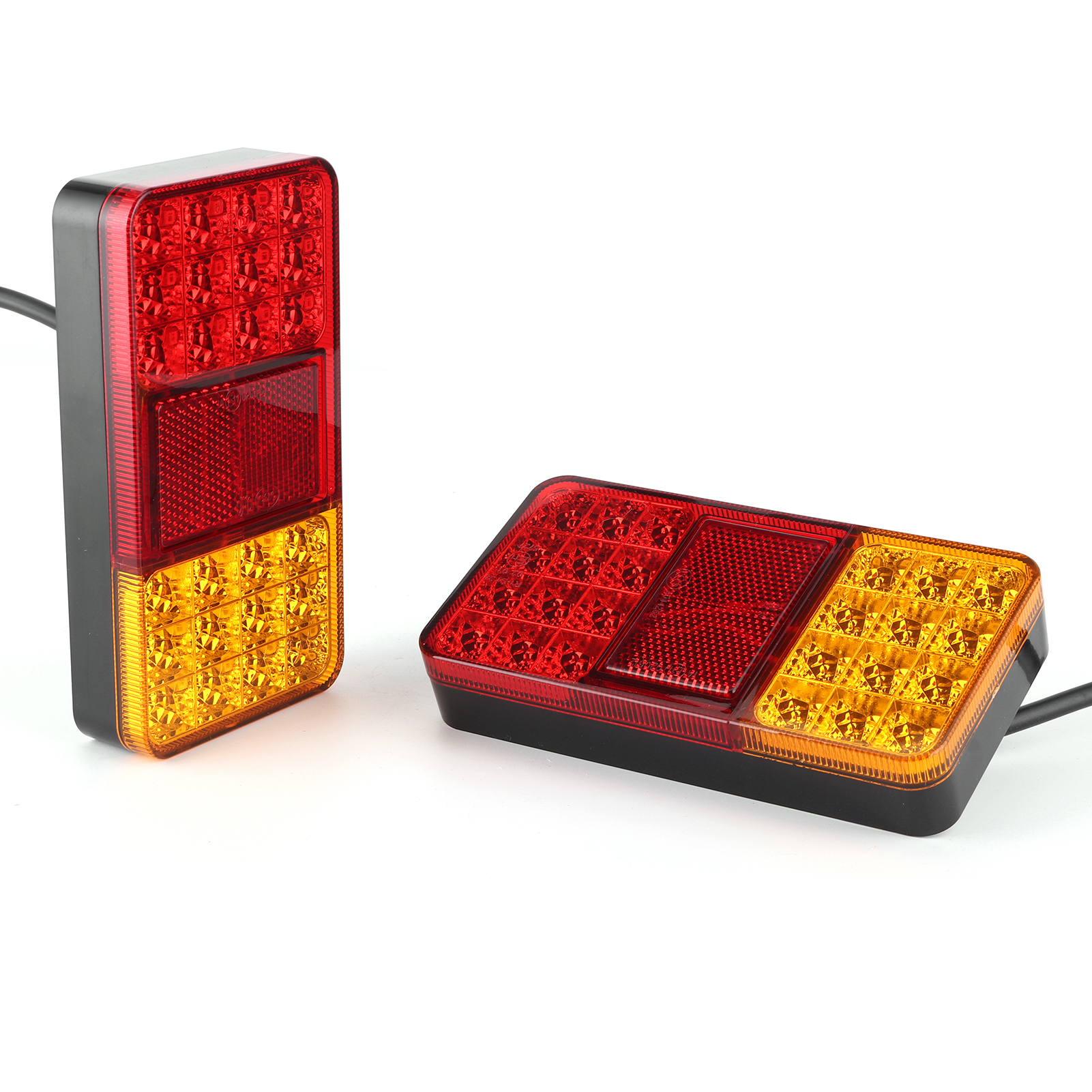 24-led-anhänger-rücklichtset, Ip67 Wasserdicht, Energieeffizient, Mit Befestigungsmaterial Für Lkw/transporter