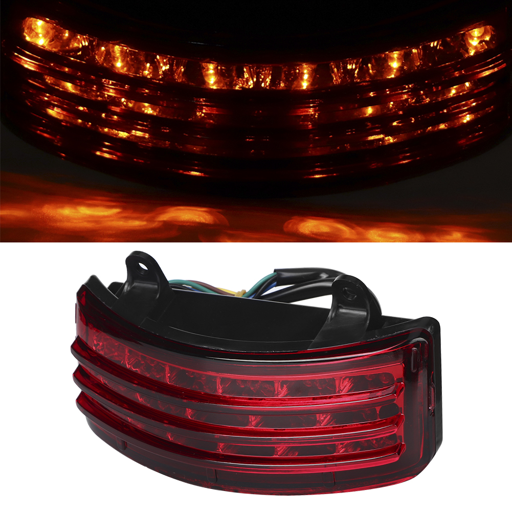 12v Universal Motorrad Led Rücklicht Bremslicht Blinker Rücklicht Rot