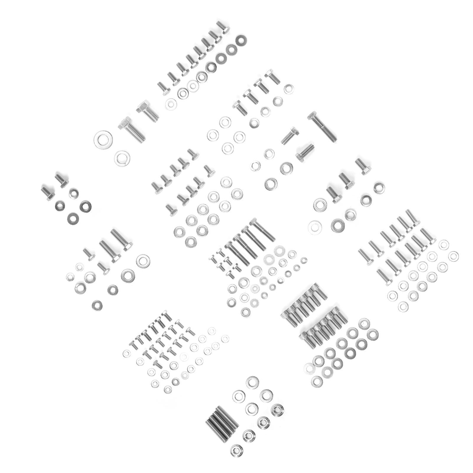 Motorschraubensatz Aus Edelstahl Für Chevy 265, 283, 302, 305, 307, 327, 350, 400, Ersatzbefestigungselement