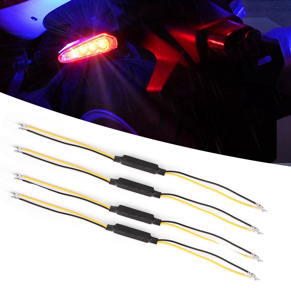 4er-pack 20w 12v-24v Lastwiderstände Für Motorrad-led-blinker, Universeller Blinkerdecoder