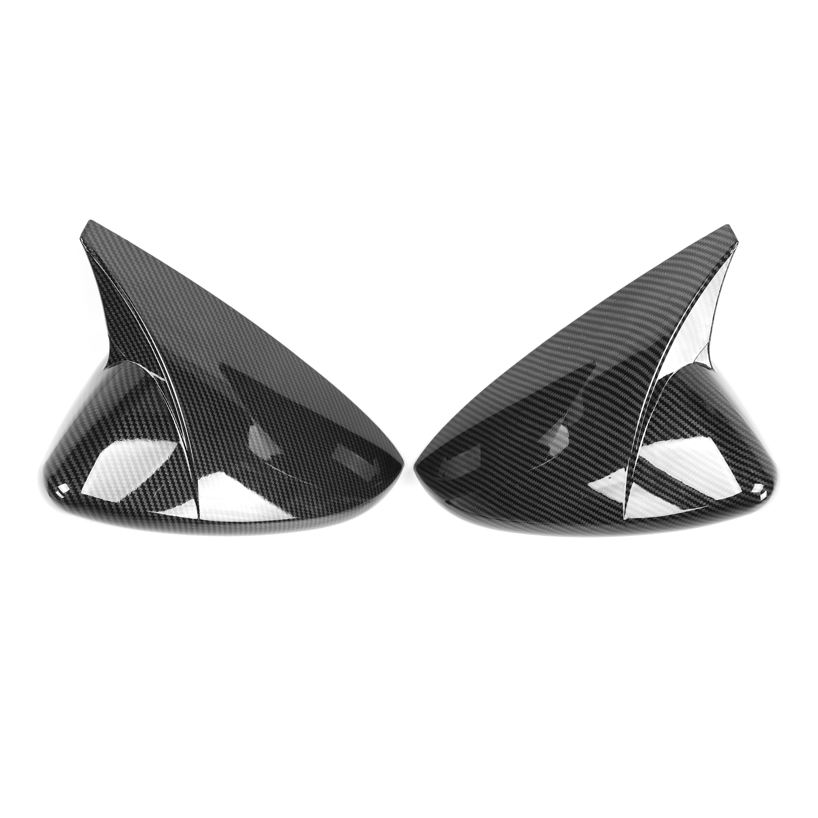 Außenspiegelabdeckungen Im Carbon-look Für Mazda 3 Axela 2020, Paar Seitenabdeckungen, Carbonfaser, Rennsport-optik