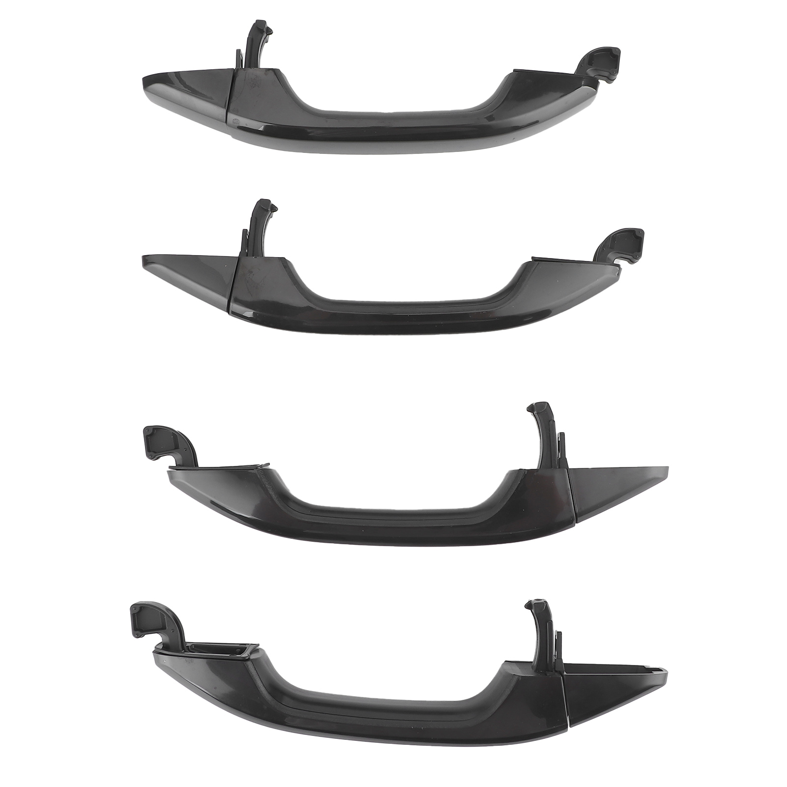 4 Türgriffe In Hochglanzschwarz, Kompatibel Mit Chevy Silverado, Teilenummern 22923605 23236150 22929464 22923599, Außenersatzteil-set, Lackierte Oberfläche, 4er-set.