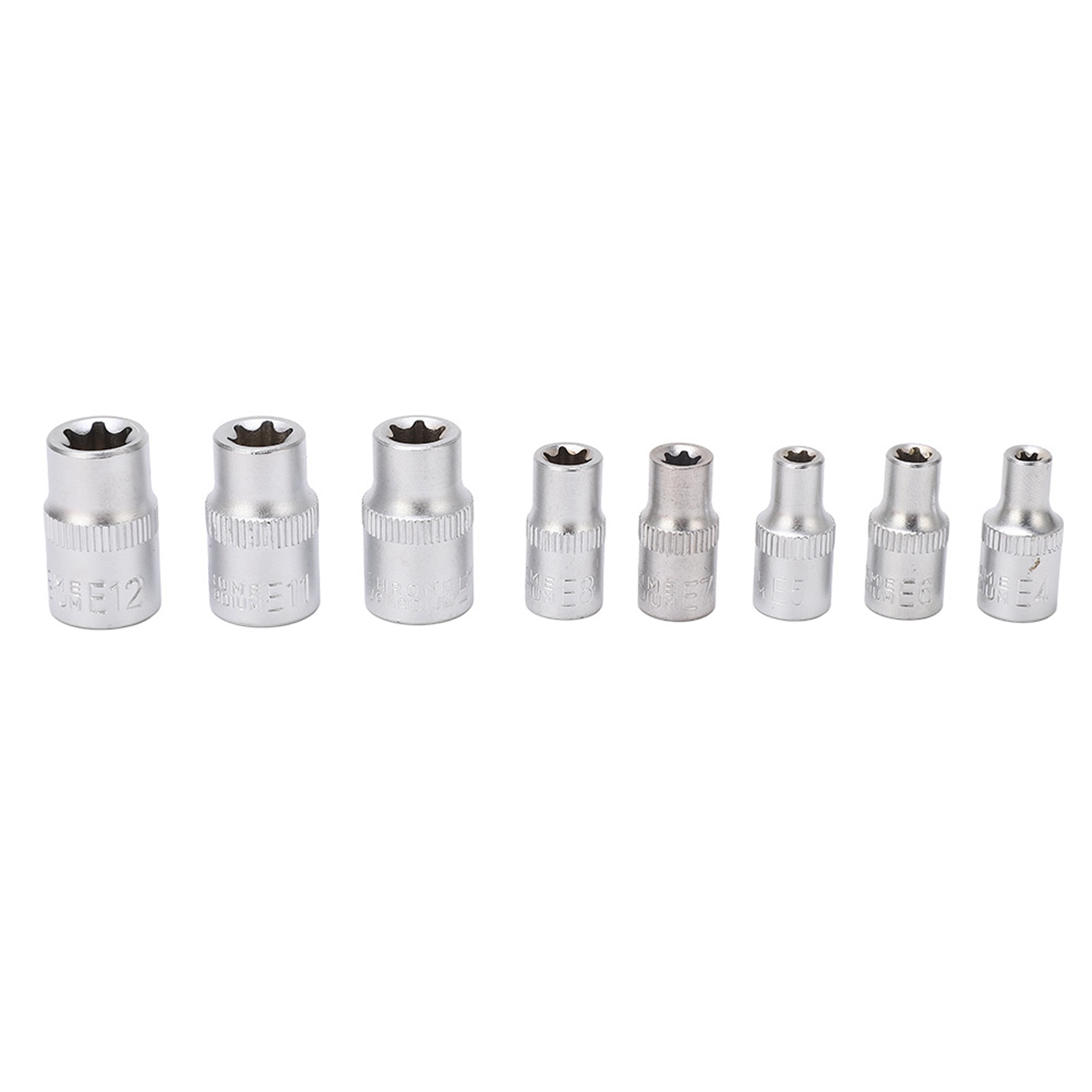 14-teiliger Torx-steckschlüsselsatz E4-e24, 1/4", 3/8", 1/2"-bits, Reparaturwerkzeugsatz