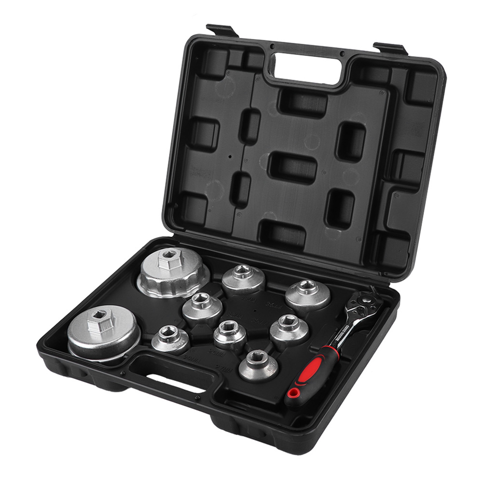 10-teiliges Set Universal-ölfilterschlüssel-kappenentferner