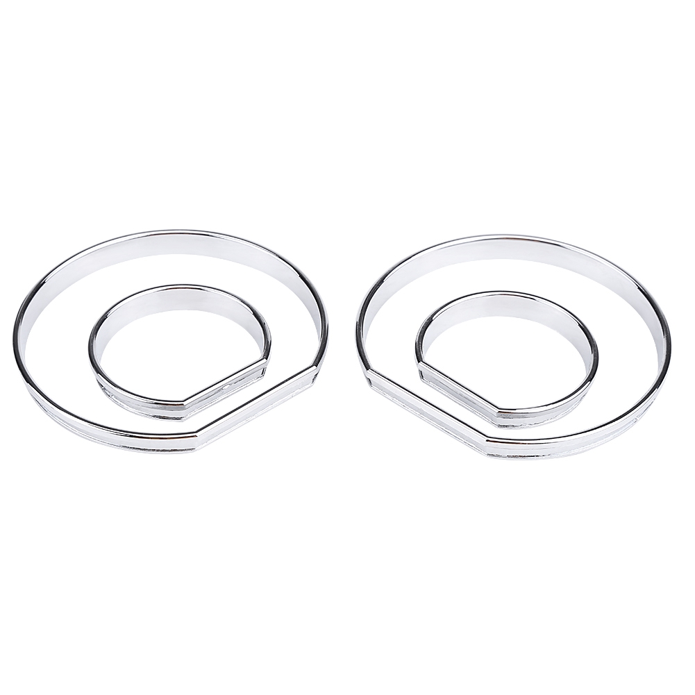 4 Zierringe Für Armaturenbrett-anzeigen, Dekorative Tachometer-konsolenabdeckung M3 Für Bmw 3er E46 1998-2006
