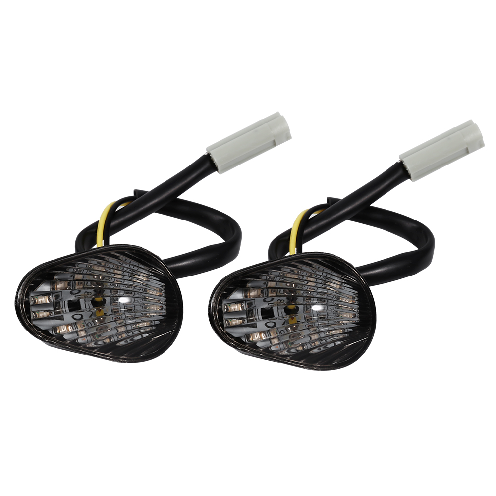 Paar Bernsteinfarbene Led-blinker Für Yamaha Yzf R1 R6 R6s, Getönte Blinker, Einbau, Led-lampen