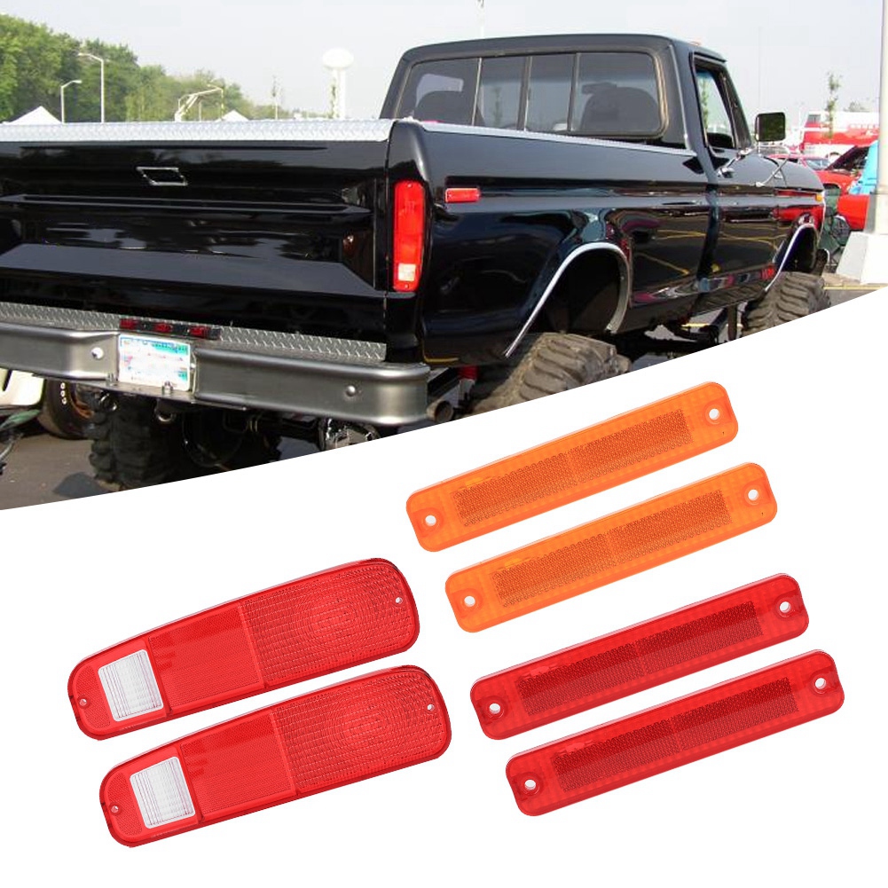 6 Rückleuchten, Bremsleuchten, Lkw-seitenschweller-kit, Kompatibel Mit Ford Econoline Van 1975-1991