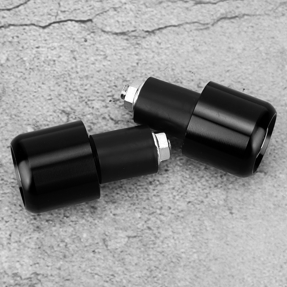 Zweiteilige Motorradlenker-endkappe, 22 Mm Griffspitze, Schwarzes Zubehör Zur Individuellen Gestaltung, Kompatibel Mit Standardlenkern.