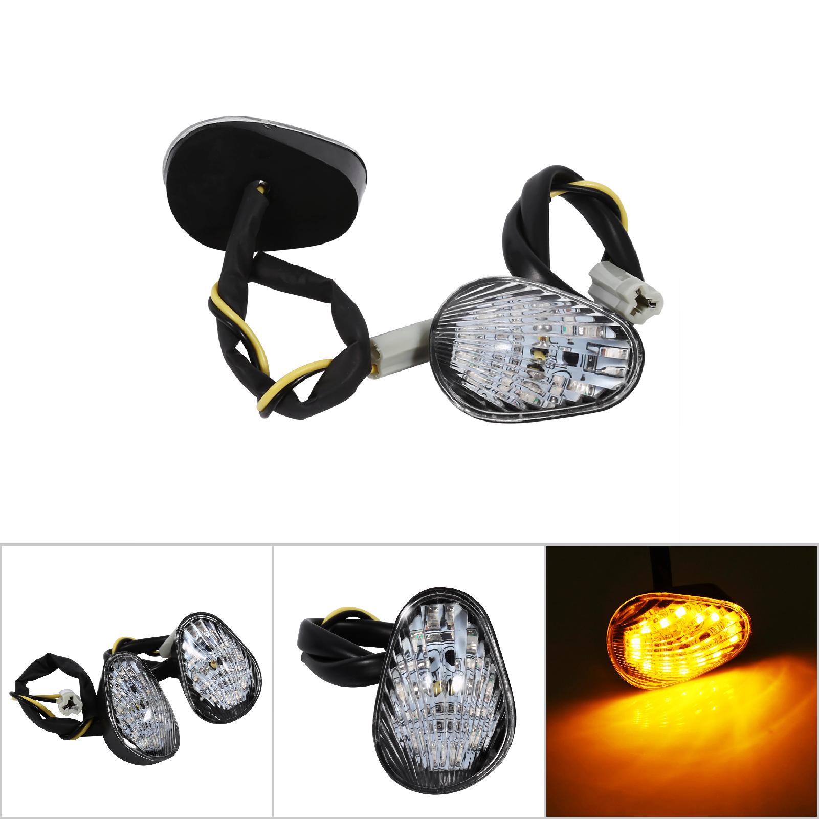 Gelbe Led-blinker Für Yamaha Yzf R1, R6 Und R6s Motorräder, Klare, Versenkte Blinker, 2er-set, Leistungsstarke Beleuchtung