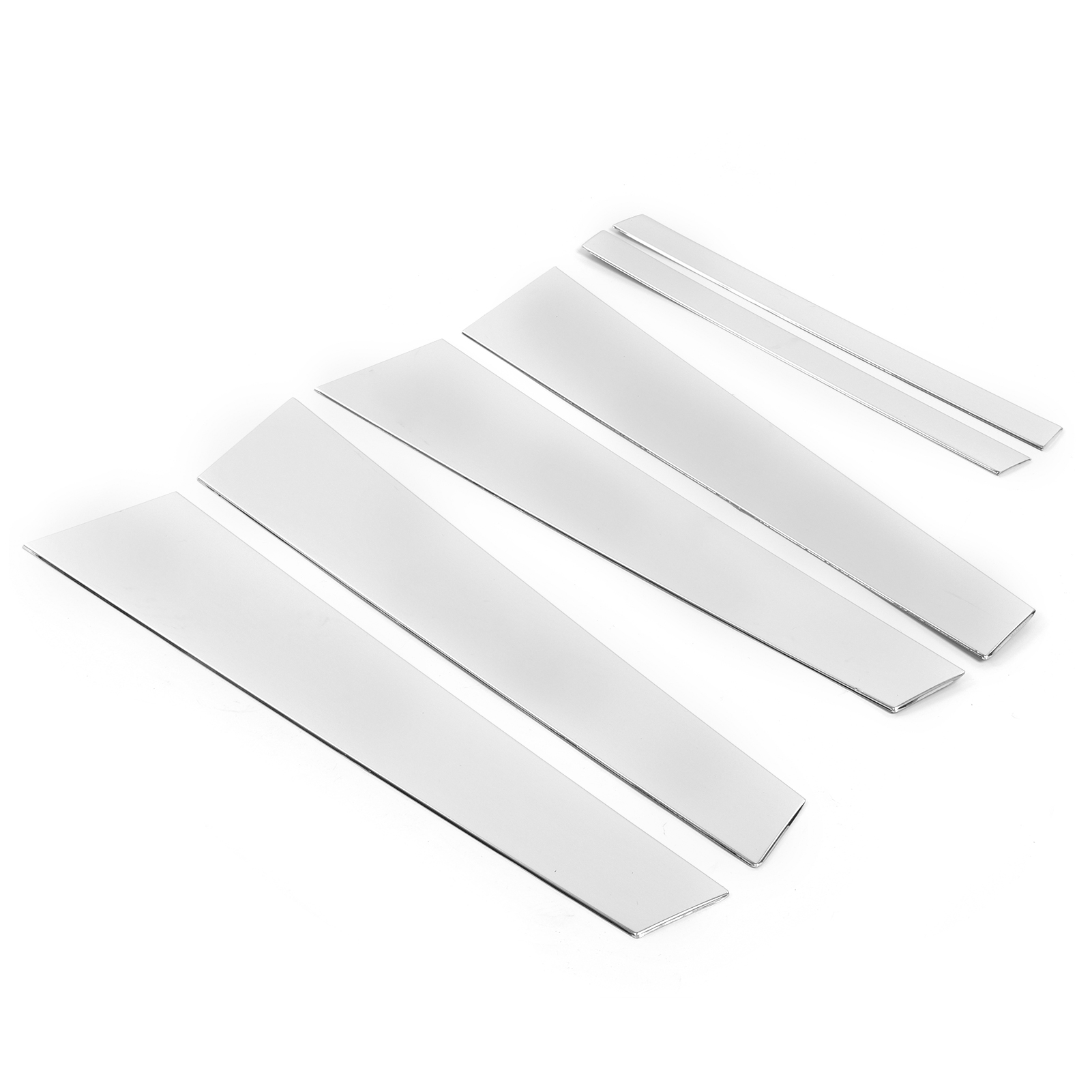 6 Aluminium-b-säulen-zierleisten Für Autofenster, Dekorsatz, Kompatibel Mit 7er-reihe F01 F02 2008-2014