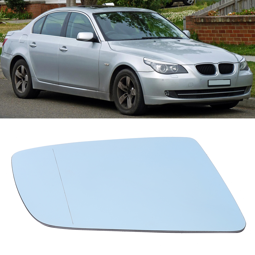 Beheizbares Außenspiegelglas Rechts (fahrerseite) Passend Für 5er Bmw E60 E61 / 6er Bmw E63 E64