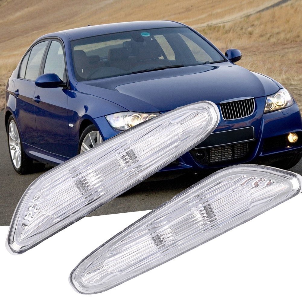 Seitliche Blinker Mit Glühbirnenabdeckung, Links Und Rechts, Set Für Bmw 3er E90/e91/e92/e93 2006-2011 (02)