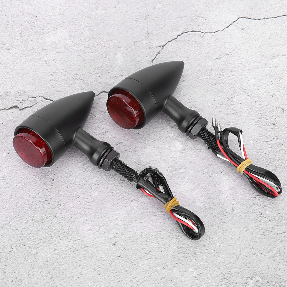 1 Paar 12v Retro-blinker-led-anzeigelampen Passend Für Yamaha