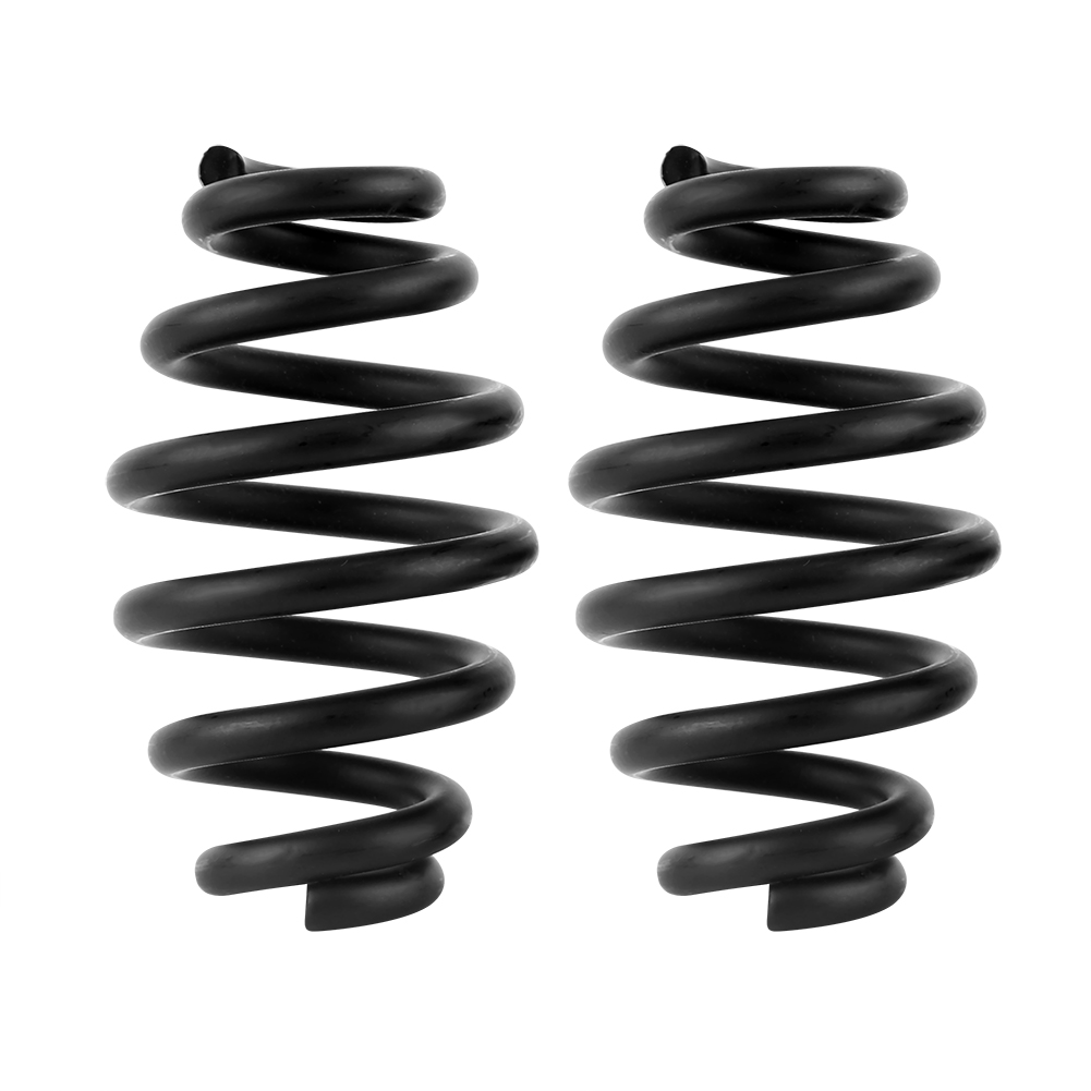 Set Mit 2 Solo-fassfedern 7,6 Cm Stahl Für Motorrad-chopper-bobber-sitzbank, Mattschwarz
