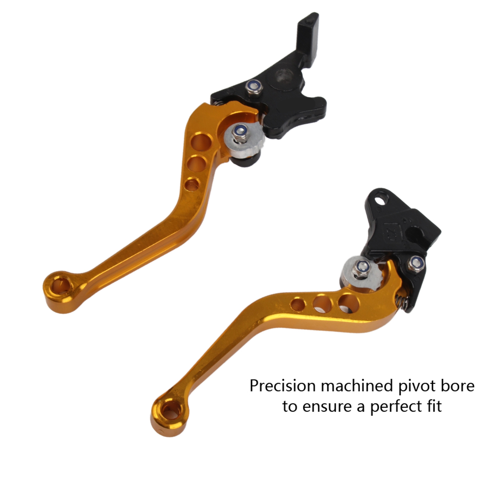 Paar Cnc-gefräste Aluminium-motorrad-trommelkupplungs- Und Bremshebel, Bedienhebel, Ersatzteilset, Robust Und Leicht.