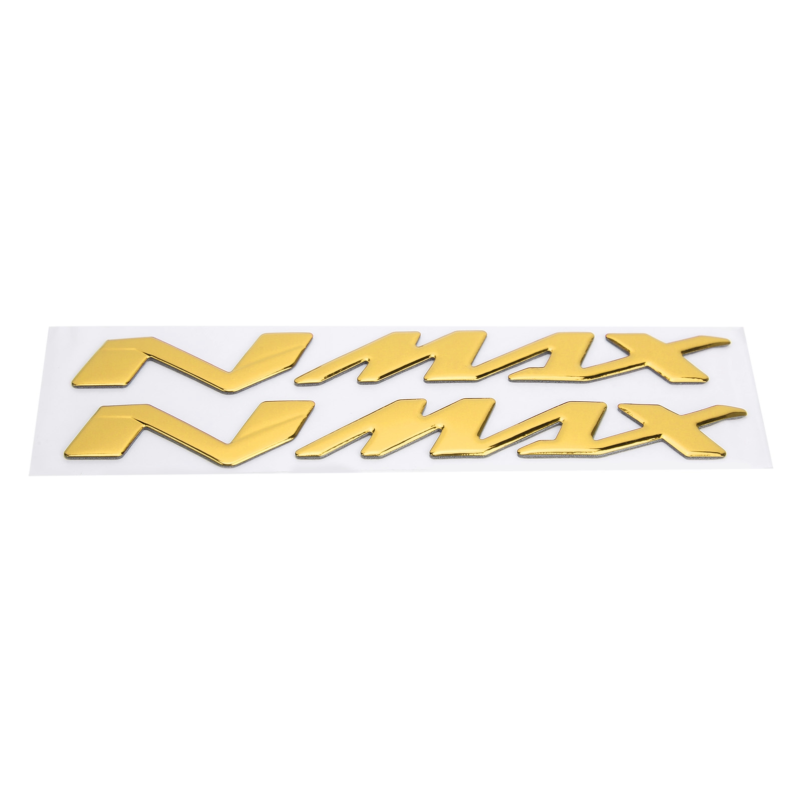 Paar 3d-emblem-aufkleber Für Yamaha Nmax 155/125 Motorrad, Gelbe Geprägte Aufkleber, Zubehör Zur Individualisierung