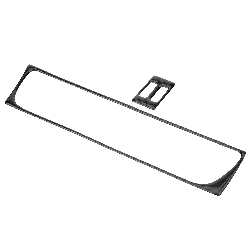 Lüftungsgitter-abdeckung Aus Carbonfaser Für Audi A4 (b8) 2007–2016, Innenraum-auslassrahmen-dekor, Hochglanz-finish, 4-teiliges Set