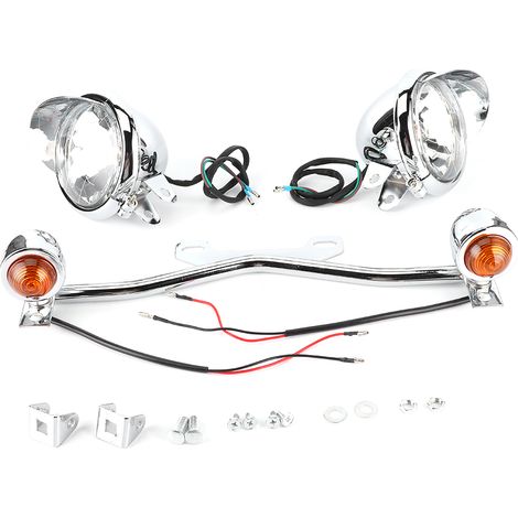 Motorrad-nebelscheinwerfer Mit Blinker, 12 V Gleichstrom, Passend Für Honda Shadow Vt 750 1100 Vtx 1300 1800