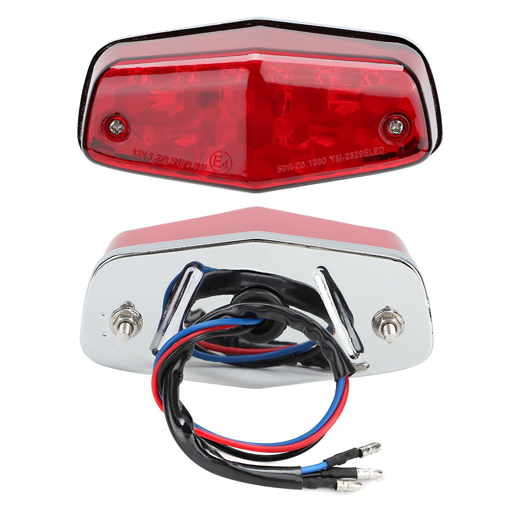 Led-rücklicht Für Motorräder, Feststellbremse, Bremsleuchte, Motorradzubehör, Passend Für Yamaha, Rote Linse
