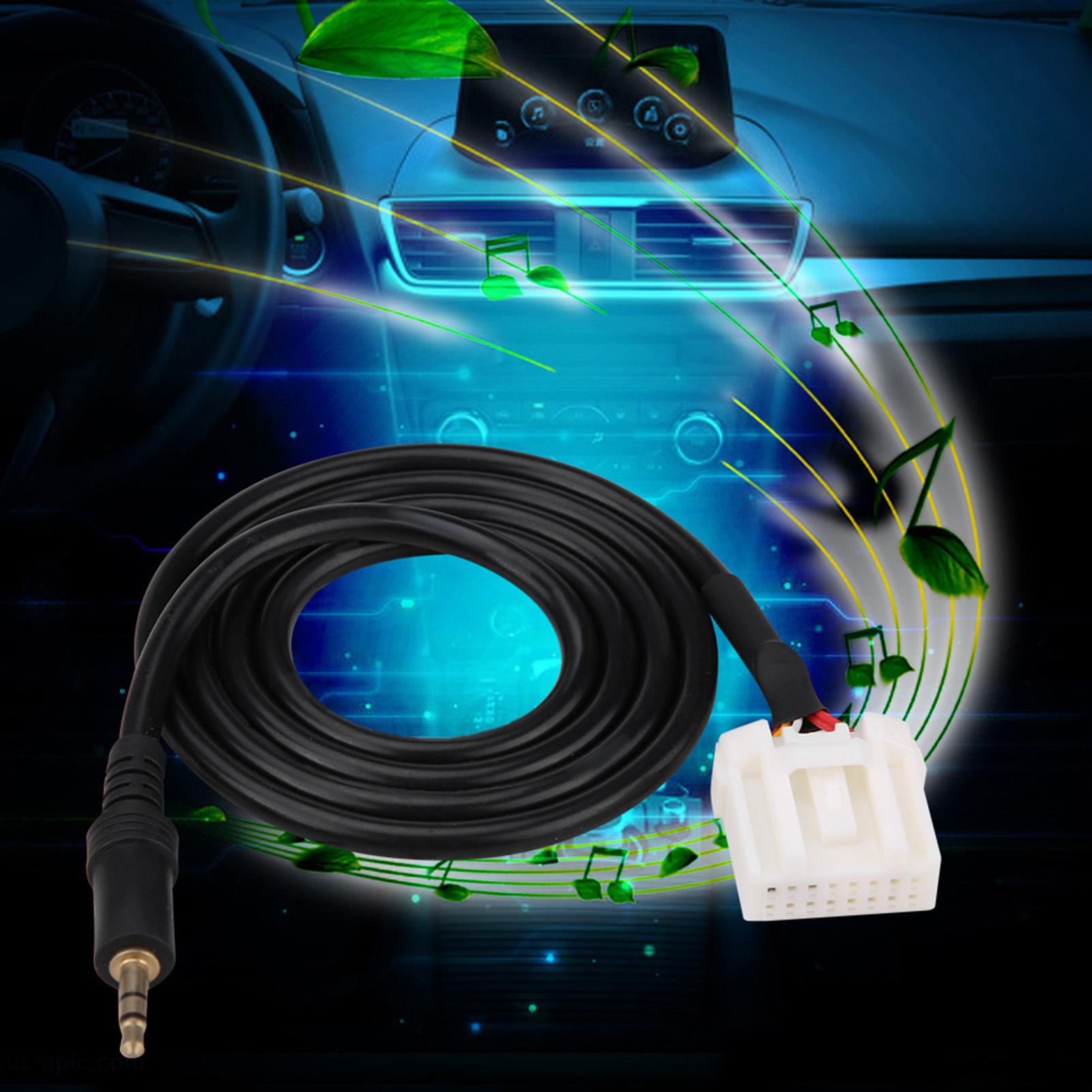 3,5-mm-aux-audioadapterkabel Für Mp3-, Radio- Und Telefonanschlüsse Für Mazda 3/6, Klinkenstecker, Autozubehör