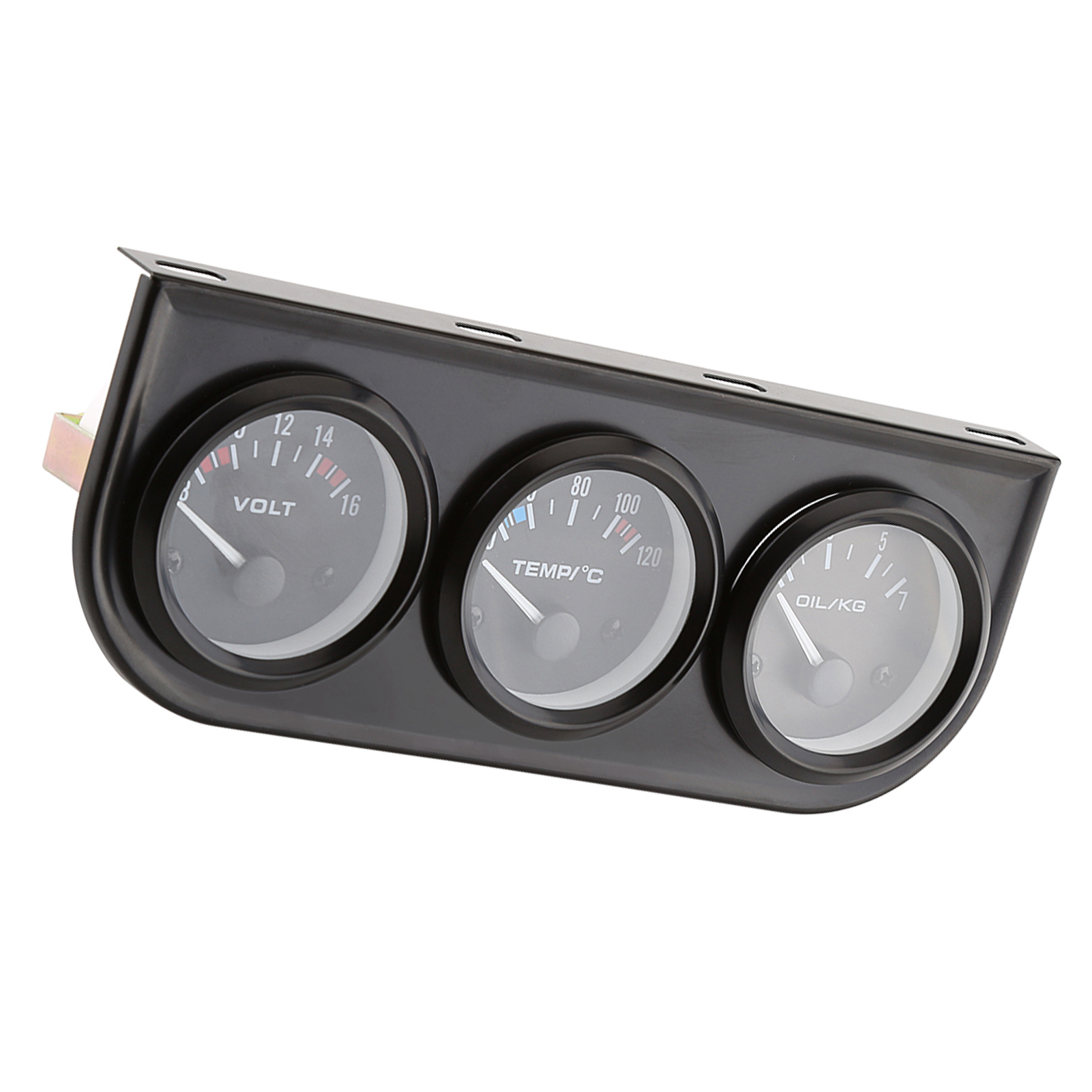 52-mm-dreifachinstrument (3-in-1): Voltmeter, Wassertemperaturanzeige, Öldruckanzeige Mit Sensoren – Für Pkw, Lkw, Armaturenbrett, Komplettset