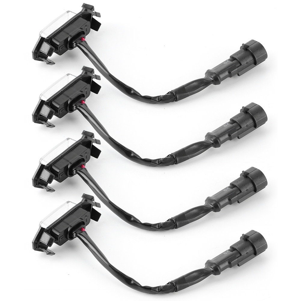 4 Stück 12v Led-kühlergrillleuchten Mit Hoher Helligkeit, Passend Für Toyota Tacoma 2016–2020, Weiße Linse, Weißes Licht