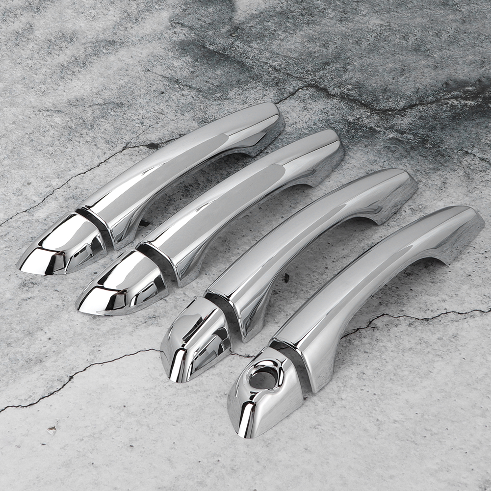 8-teiliges Set Silberner Abs-türgriffabdeckungen Für Hyundai Elantra (2018–2019)