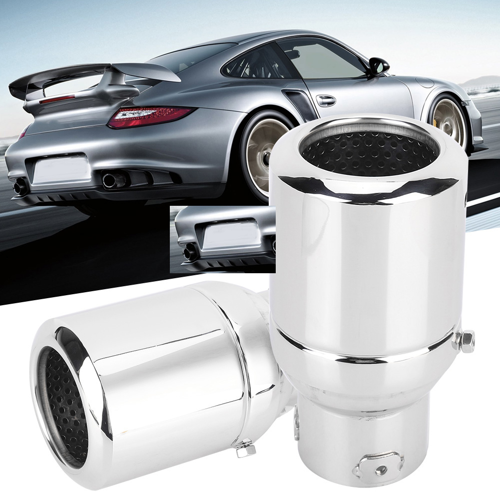 Universelles 64-mm-auspuffendrohr, Verstellbarer Schalldämpfer, Endrohr, Auslassstutzen, Autotuning-zubehör.