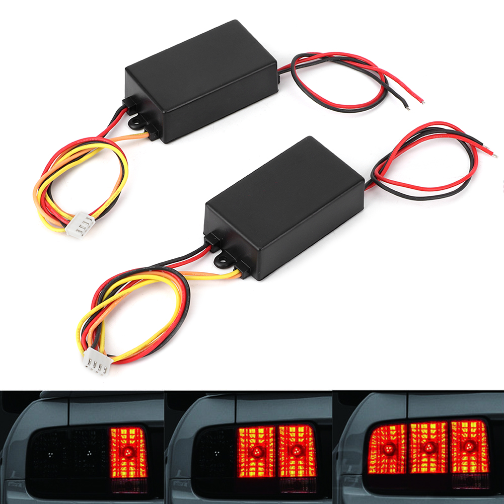 Dynamisches 3-stufiges Sequentielles Blinkermodul, Universelle 12-v-dc-steuereinheit, Anpassbares Led-rücklicht