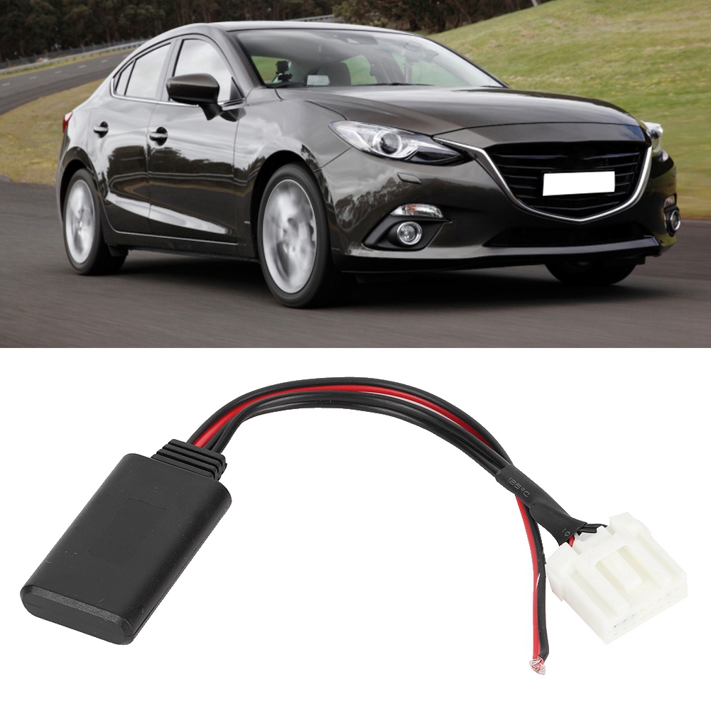 Kabelloser Bluetooth-kfz-adapter Mit Aux-audiokabel, Kompatibel Mit Mazda M6, M3, Rx-8 Und Mx-5 Zur Musikübertragung