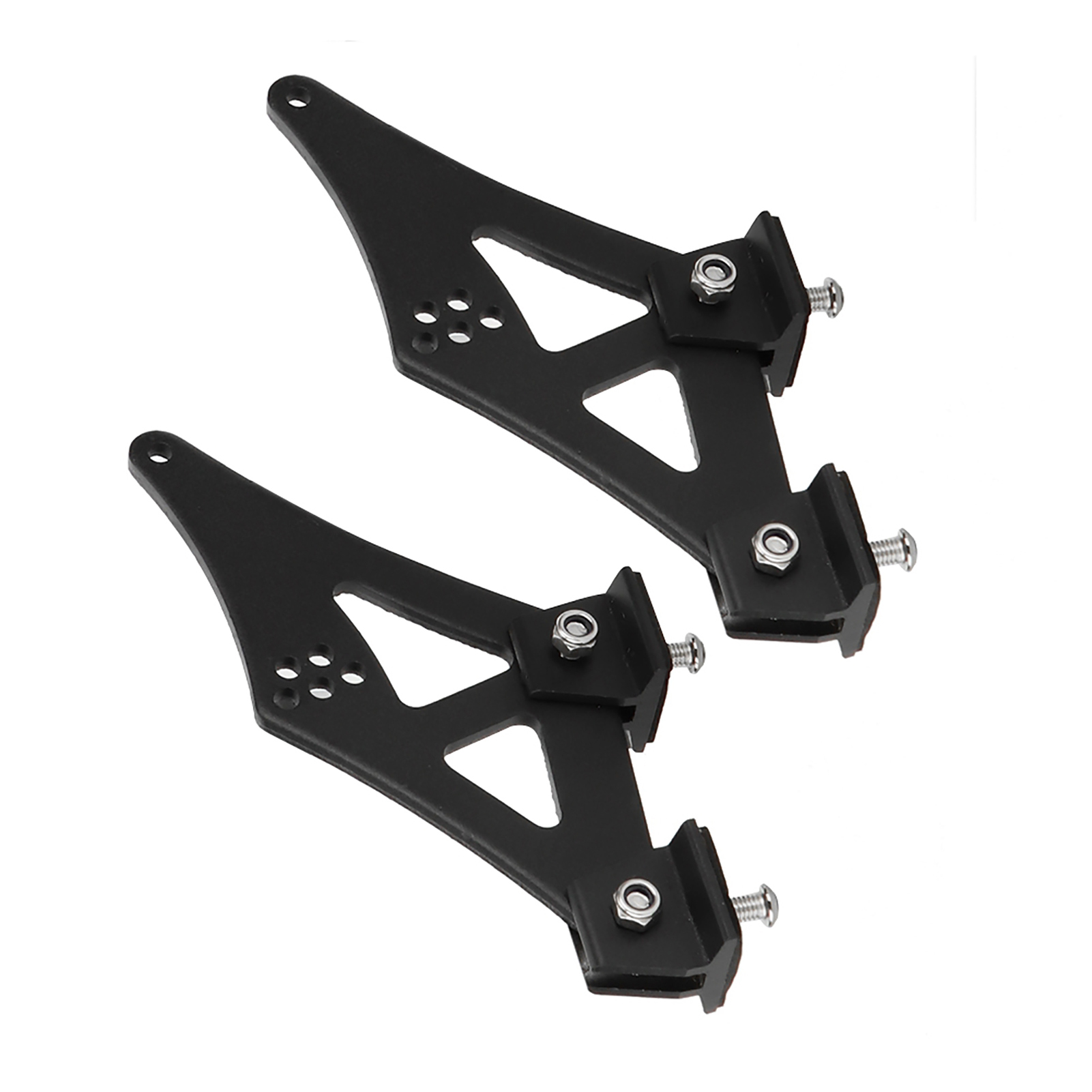 Universelle 12,7 Cm Cnc-gefräste Aluminium-heckspoiler-montagehalterungen Für Rennwagen