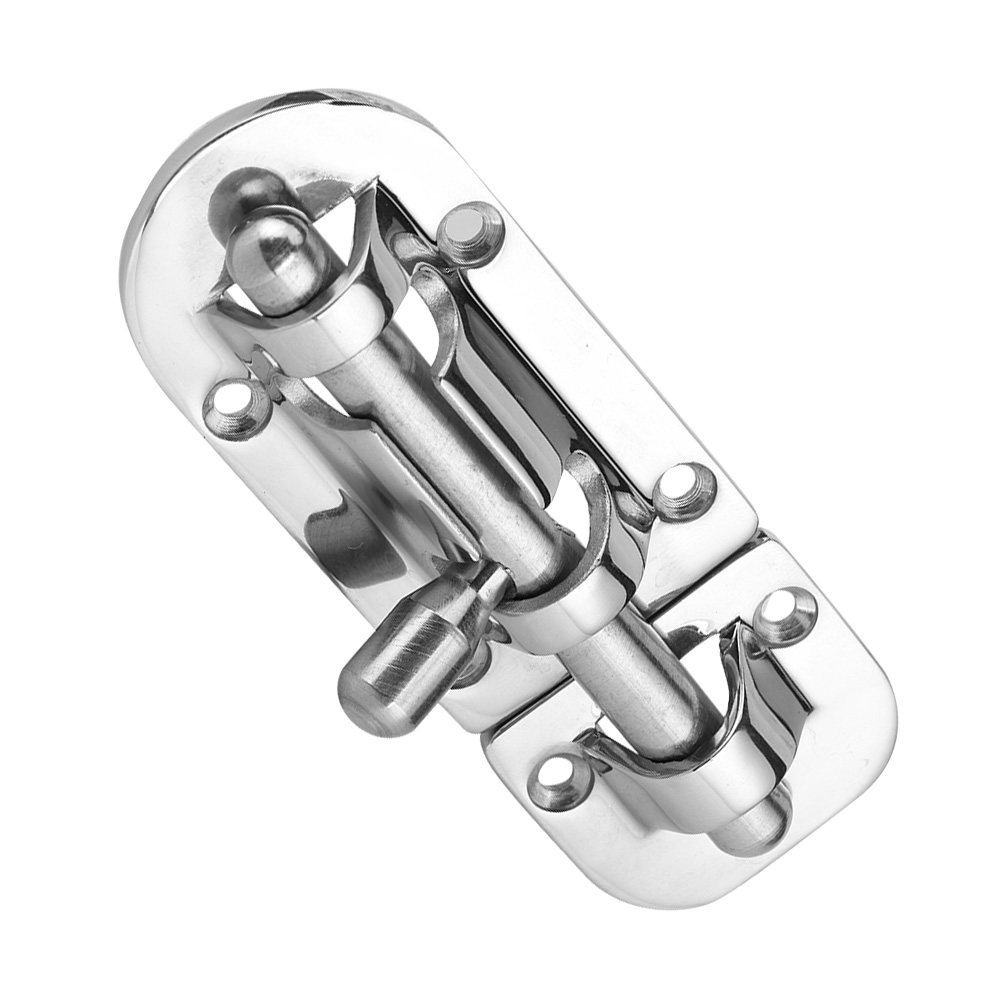 Edelstahl-schnellverschlussriegel Für Bootskabinentüren, Lukendeckel, 110 X 38 Mm