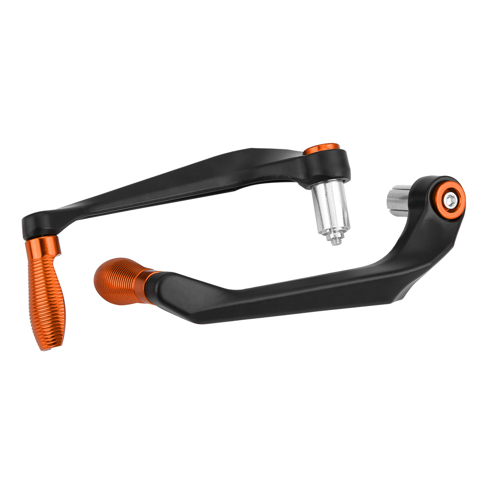 Motorradbrems- Und Kupplungshebelpaar, Sturzbügel, 22-mm-lenker, Orange, Rutschfeste Sicherheitsausstattung