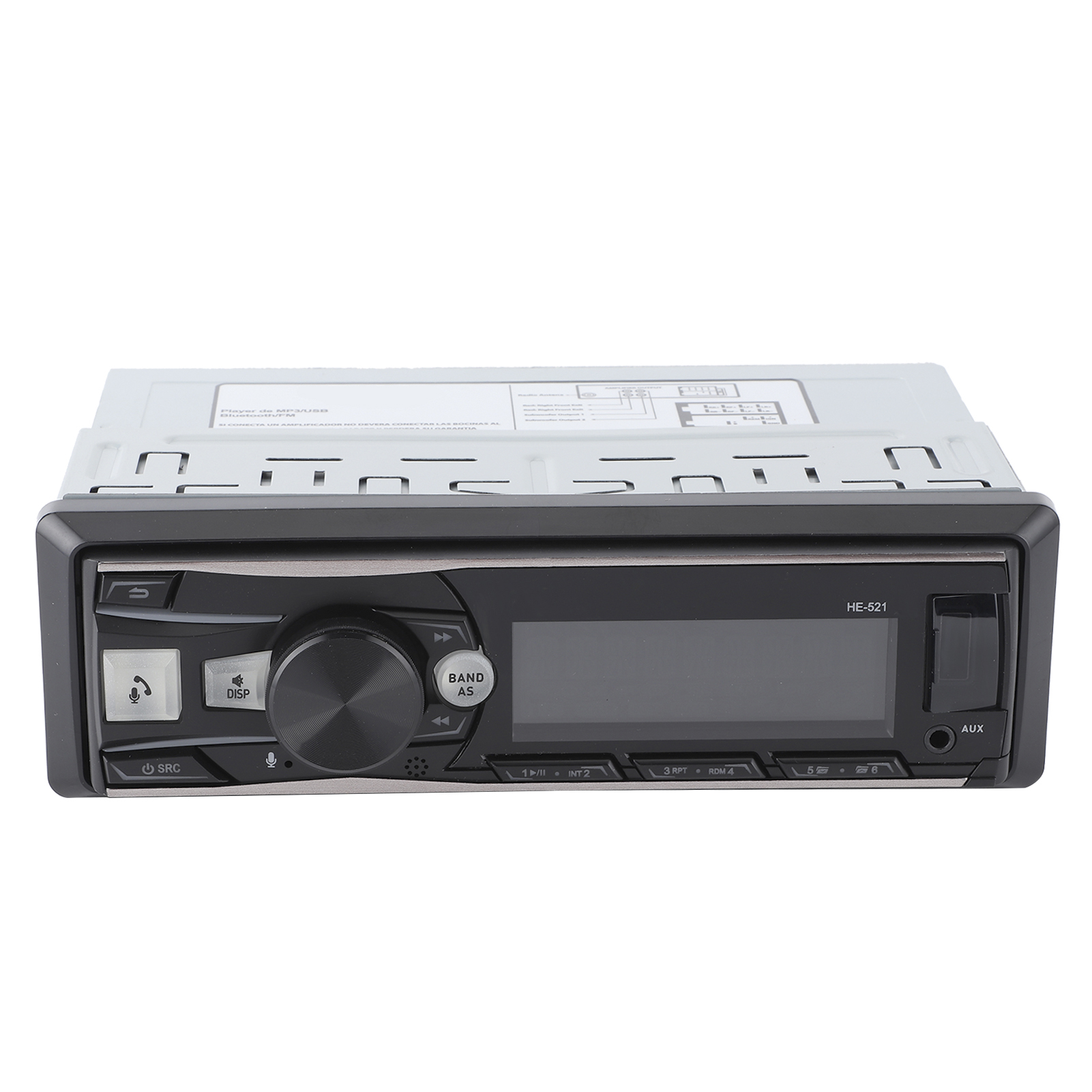 12v Autoradio Mit Fm-funktion, Bluetooth, Mp3-player, Aux- Und Usb-anschluss, Fernbedienung Und Abnehmbarem Bedienfeld