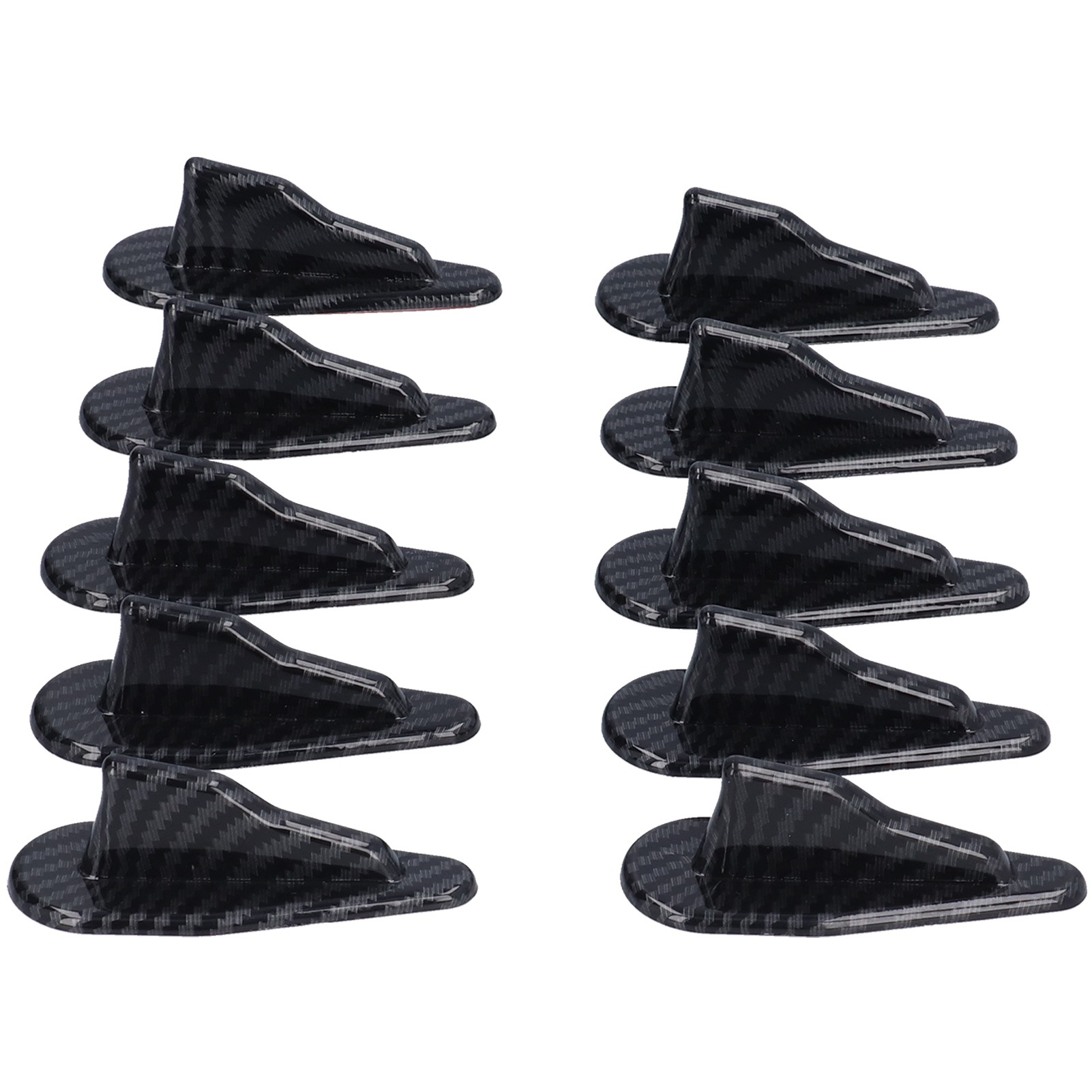Haifischflossen-set, 10-teilig, Universelle Dachlippe Aus Kohlefaser, Dekorativer Autospoiler